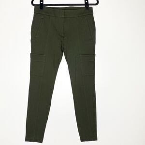 LOFT Green Slim Fit Cargo Leggings Women's Size 6